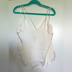 H&M Cream Satin Top